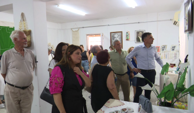 Gönyeli Fazıl Plümer Yaşam Boyu Eğitim Merkezi yıl sonu sergisi düzenlenen törenle açıldı