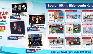 Karaoğlanoğlu Spor Oyunları ve Deniz Şenliği yarın başlıyor