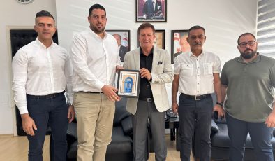 Arıklı, İnşaat Mühendisleri Odası heyetini kabul etti