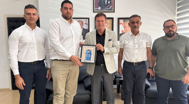 Arıklı, İnşaat Mühendisleri Odası heyetini kabul etti