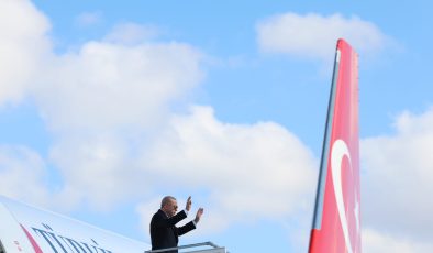 TC Cumhurbaşkanı Erdoğan, Azerbaycan’a gitti