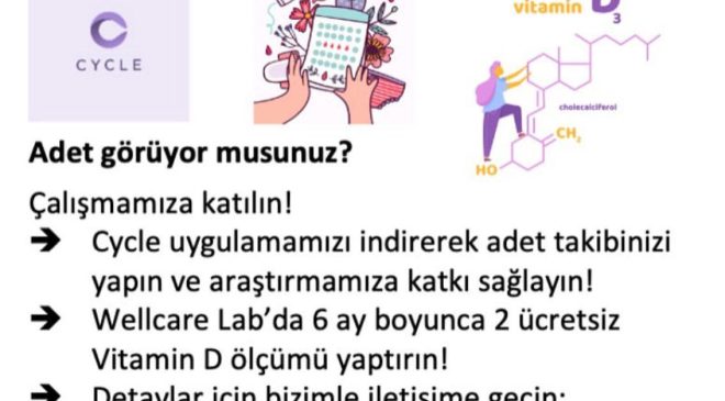 Kıbrıs Türk Tabipleri Birliği’nden “Vitamin D ve adet döngüsü” araştırmasına katılım çağrısı