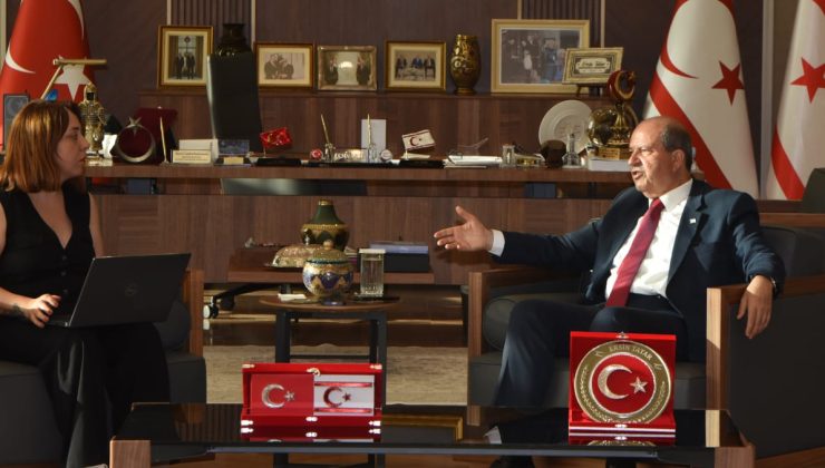 Cumhurbaşkanı Tatar: “İki devletli siyaseti sürdürüyoruz, New York’a işbirliği odaklı bir toplantı için gidiyoruz”