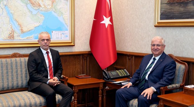 Yaşar Güler, KKTC Ankara Büyükelçisi Korukoğlu’nu kabul etti