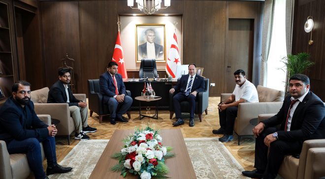 Öztürkler Pakistan Kültür ve Dayanışma Derneği heyetini kabul etti