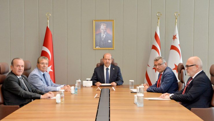 Cumhurbaşkanı Tatar, New York toplantısı öncesinde siyasi partilerle bir araya geldi