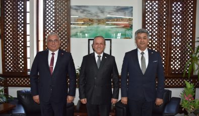 Ataoğlu, Karaca ve Balaban’ı kabul etti