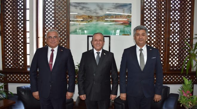 Ataoğlu, Karaca ve Balaban’ı kabul etti