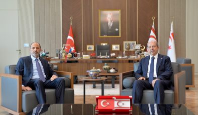 Cumhurbaşkanı Tatar, Özersay’ı kabul etti…Özersay: “New York’taki toplantıyla ilgili kendi tahmin ve önerilerimizi ilettik”