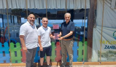 Çocuk Dostu Restoran Projesi’nin ilk belgesi Tatlısu Belediyesi’ne verildi