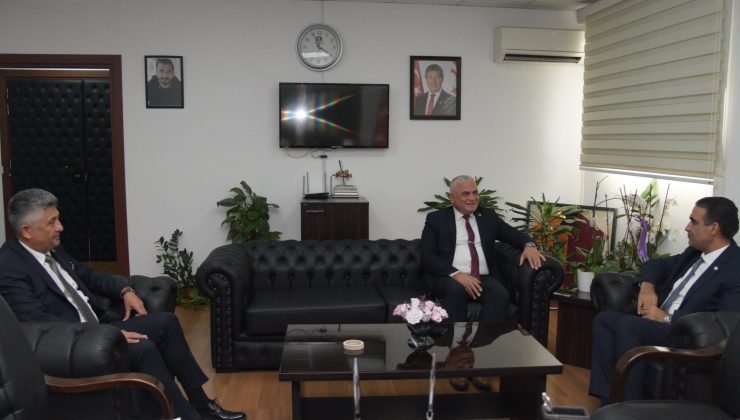 Gardiyanoğlu, görev süresi sona eren Sivil Savunma Teşkilatı Başkanı Karaca ve görevi devralacak Balaban’ı kabul etti