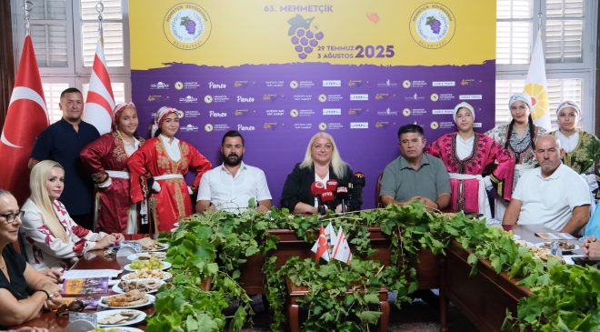 63. Mehmetçik Üzüm Festivali 29 Temmuz Salı günü başlıyor