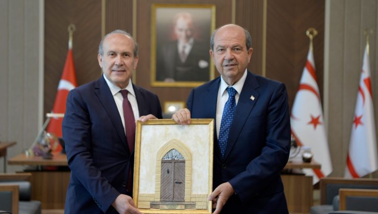 Cumhurbaşkanı Tatar, CHP Genel Başkan Yardımcısı ve İstanbul Milletvekili Tan ve beraberindeki heyeti kabul etti