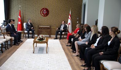 Meclis Başkanı Öztürkler, TÜRKPA heyetini kabul etti