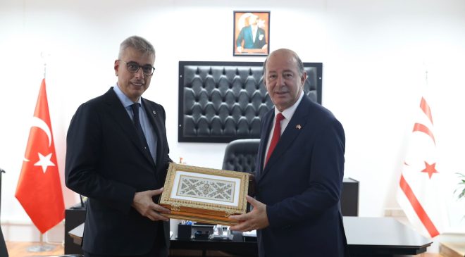TC Sağlık Bakanı Memişoğlu’ndan Dinçyürek’e nezaket ziyareti