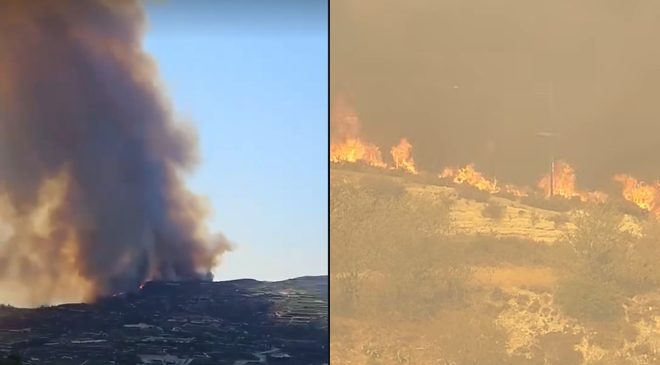 Limasol’un dağlık bölgelerindeki yangın için uluslararası destek istendi
