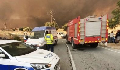 Güney Kıbrıs’taki yangın büyük ölçüde kontrol altına alındı