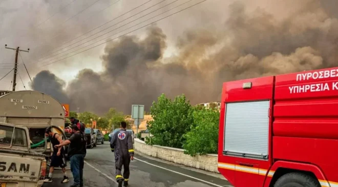 Limasol’daki yangının dumanları Lübnan kıyılarına kadar ulaştı… Kundaklama iddiaları var