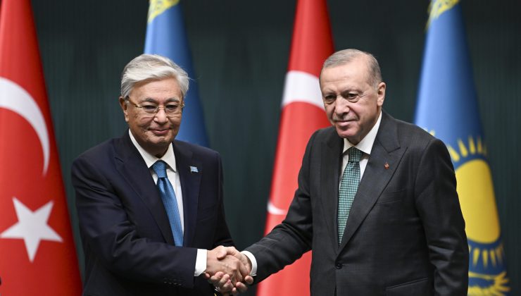 Erdoğan, Tokayev ile basın toplantısı düzenledi : “Kıbrıs Türklerinin eşit ve özden gelen haklarına saygı duyulmasını özellikle istişare ettik”