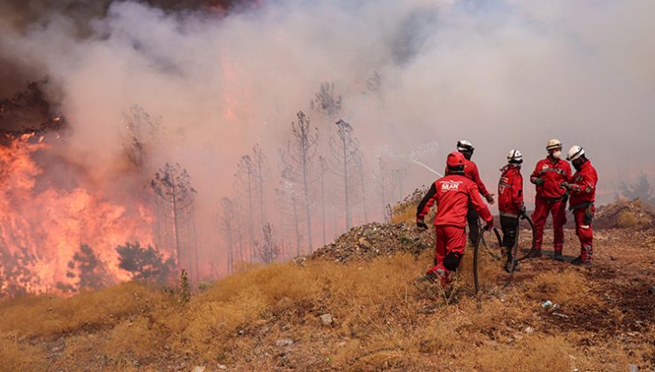 Bursa’nın Orhaneli-Harmancık hattındaki orman yangını beşinci gününde