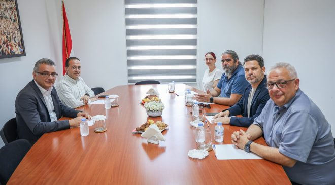 CTP Genel Başkanı Erhürman, DAÜ-SEN yetkililerini kabul etti