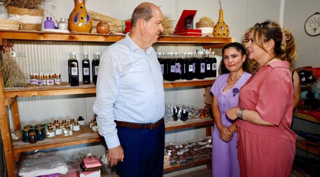 Cumhurbaşkanı Tatar:Lavanta üretimi turizm ve ekonomiye katkıda bulunacak