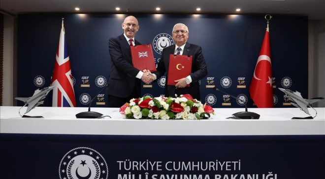 Türkiye ile Birleşik Krallık arasında “Eurofighter” mutabakat zaptı imzalandı