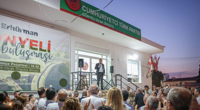 CTP “Gönyeli buluşması” etkinliği dün akşam yapıldı