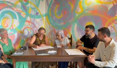 Arkhe Lefkoşa ile Kıbrıs Kâğıt Sanatçıları Derneği arasında Bienal Lefkoşa için iş birliği protokolü