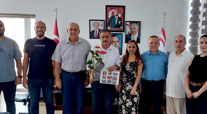 Uluçay, Basketbol Federasyonu heyetini kabul etti