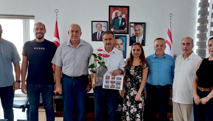 Uluçay, Basketbol Federasyonu heyetini kabul etti