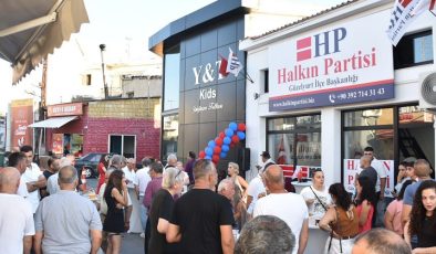 Halkın Partisi Güzelyurt yeni ilçe binası açıldı