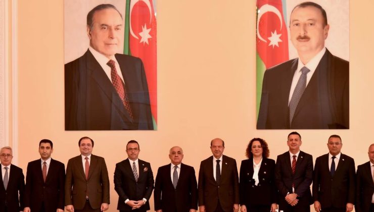 Cumhurbaşkanı Tatar , Azerbaycan Başbakanı Ali Asadov ile görüştü ​