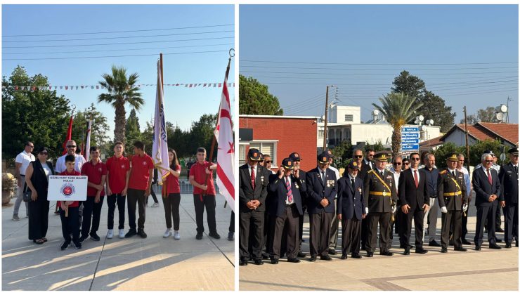 Güzelyurt’ta 20 Temmuz Barış ve Özgürlük Bayramı Töreni