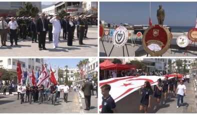 20 Temmuz Barış ve Özgürlük Bayramı kapsamında Girne’de iki ayrı tören düzenlendi