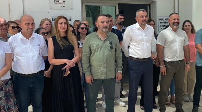 KTAMS, KAMUSEN ve Kamu-İş Resmi Kabz Memurluğu ve Mukayyitlik Dairesi önünde eylem yaptı