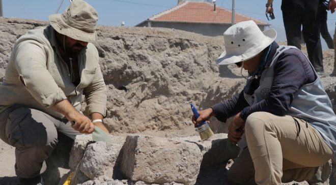 İç Anadolu’nun en büyük mozaik kazı çalışmasında, yeni mozaiklere rastlandı