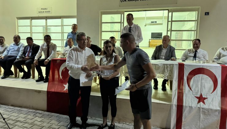 Pınarlı köyünde kırsal kesim arsaları dağıtıldı