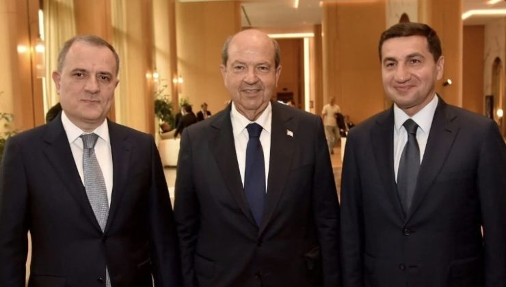 Cumhurbaşkanı Tatar, Azerbaycan Cumhuriyeti Cumhurbaşkanı Yardımcısı ve Dışişleri Bakanı ile görüştü