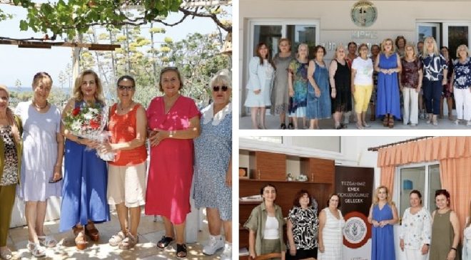 Sibel Tatar, Kuzey Kıbrıs Kadın Örgütleri Ağı’na bağlı dernekleri ziyaret etmeye devam ediyor