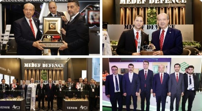 Cumhurbaşkanı Tatar, İstanbul’da 17. Uluslararası Savunma Sanayii Fuarı’na katıldı