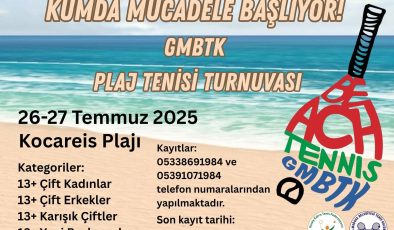 Tenis’te plaja iniyor