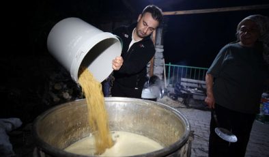 Çankırı’da asırlık gelenek: Bakır kazanlarda pişiriliyor