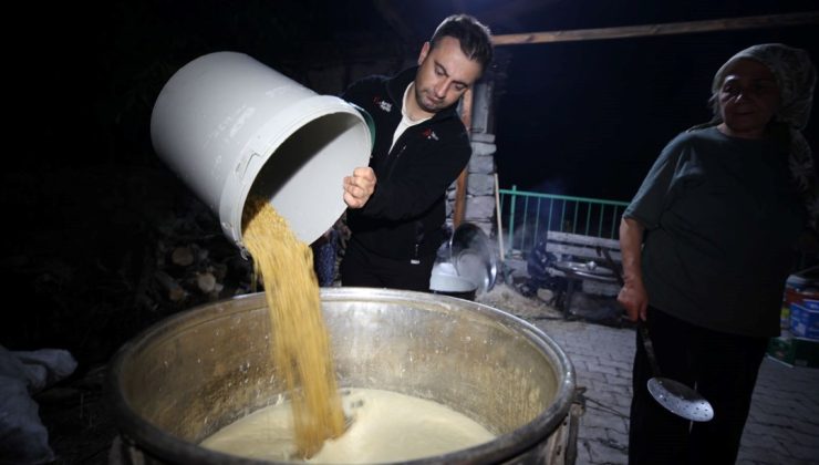 Çankırı’da asırlık gelenek: Bakır kazanlarda pişiriliyor