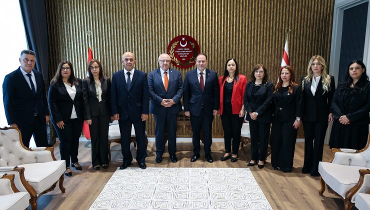 Öztürkler, Türkiye’den gelen siyasi parti temsilcilerini kabul etti