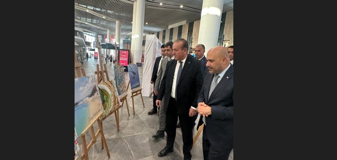 Ataoğlu, Mersin’de “Ada Kıbrıs” sergisini ziyaret etti