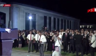 Cumhurbaşkanlığı Yerleşkesi’nde Barış ve Özgürlük Bayramı Resepsiyonu düzenlendi