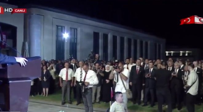 Cumhurbaşkanlığı Yerleşkesi’nde Barış ve Özgürlük Bayramı Resepsiyonu düzenlendi