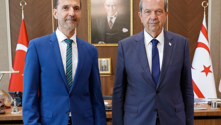 Cumhurbaşkanı Tatar, İzmir Başkonsolosluğuna atanan Mustafa Davulcu’yu kabul etti
