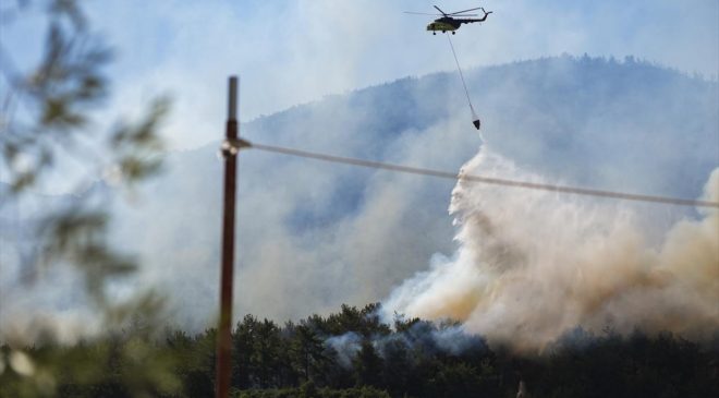 Türkiye’de orman yangınları ile mücadele devam ediyor